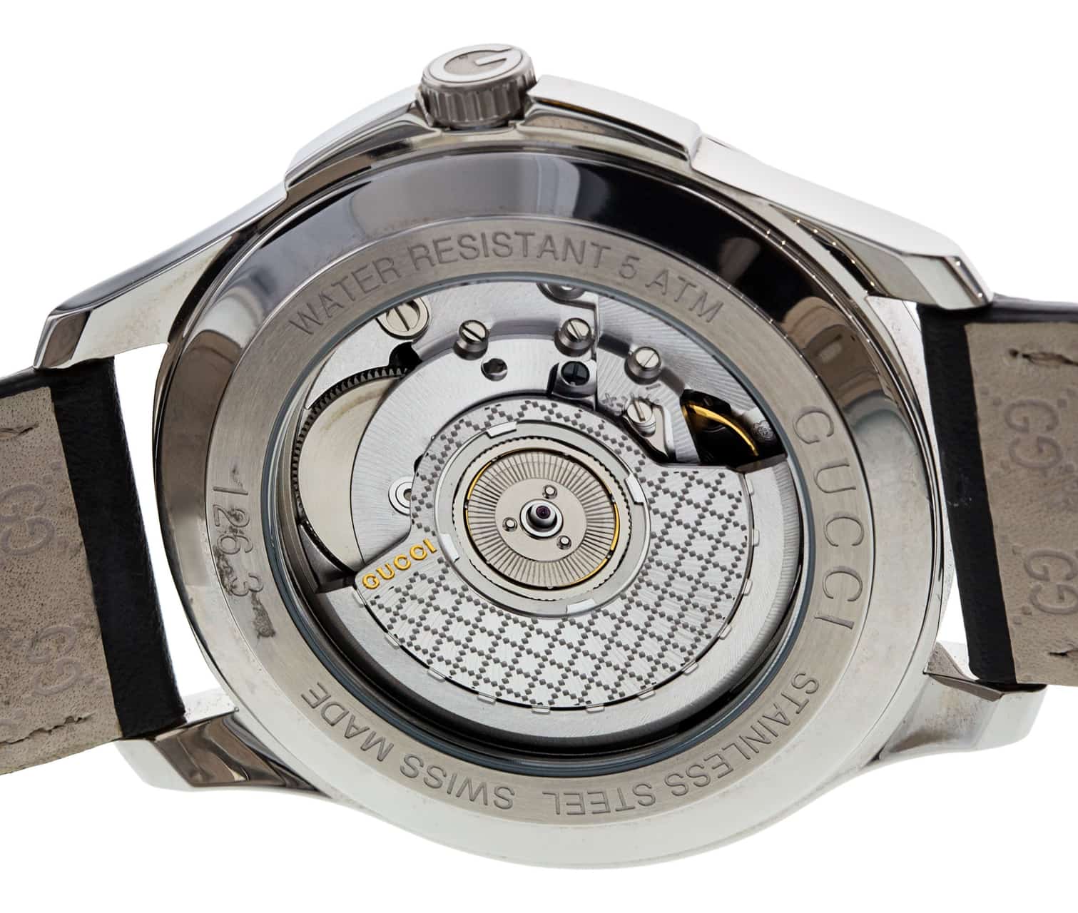 Gucci watch 126.3 swiss 2025 made